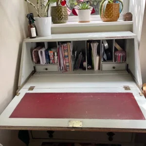 Vintage bureau writing desk - Image 2
