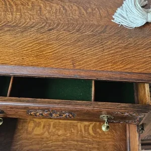 Antique Oak Jacobean Revival Sideboard – 1920s/30s - Image 2