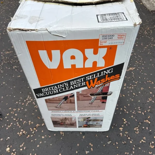 Vax vacuum cleaner and washes
