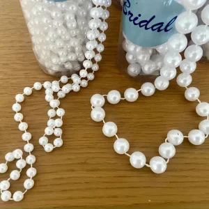 White string of pearls - 12 pieces available - Image 2