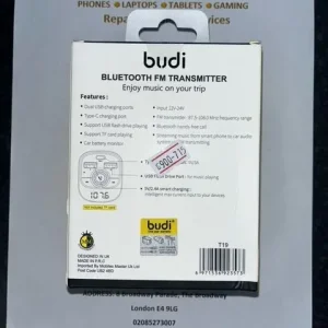 Budi Bluetooth FM Transmitter 15W - Image 2
