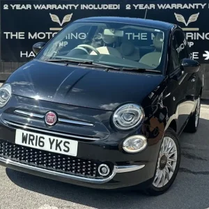 2016 Fiat 500 1.2 Lounge 3dr Hatchback Petrol Manual - Image 2
