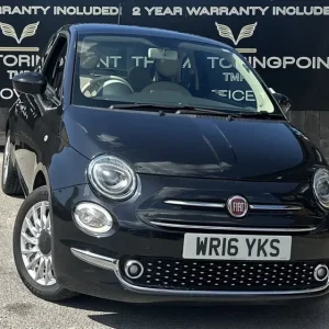 2016 Fiat 500 1.2 Lounge 3dr Hatchback Petrol Manual