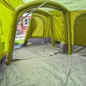 Vango 600 XL Airbeam tent with gazebo, kitchen set, chairs and table - Image 7