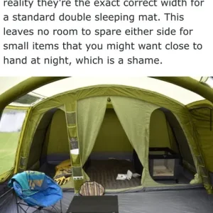 Vango 600 XL Airbeam tent with gazebo, kitchen set, chairs and table - Image 8