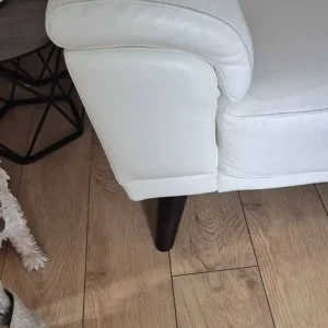 2x white dfs sofa - Image 2