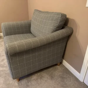 Next Hampshire 3 seat sofa and snuggle chair - Image 5