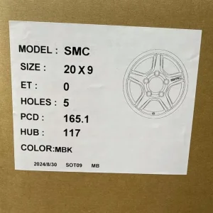 4 SMC 20-inch Matt Black Alloy Wheels for Land Rover Defender 90/110 - Image 3