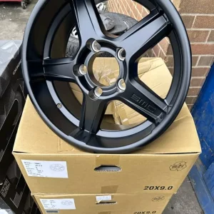 4 SMC 20-inch Matt Black Alloy Wheels for Land Rover Defender 90/110 - Image 4