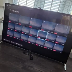 65 Inch Sony Bravia 3D Smart TV with Webcam and Remote