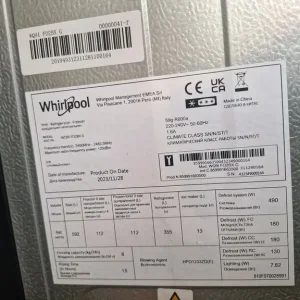 Whirlpool American fridge freezer WQ91 FO2BXG 2023 with ice/water/wifi - Image 4