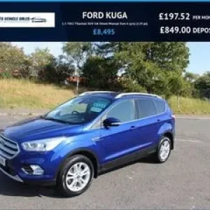 Ford Kuga 1.5 TDCi Titanium 2018 – Deep Impact Blue, Sat Nav, Bluetooth, Parking Sensors