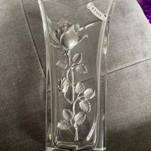 Etain glass vase