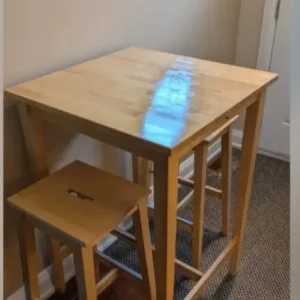 Ikea bjorkudden bar table - Image 3