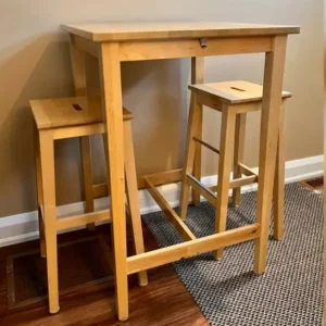 Ikea bjorkudden bar table - Image 4