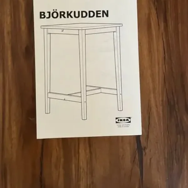 Ikea bjorkudden bar table