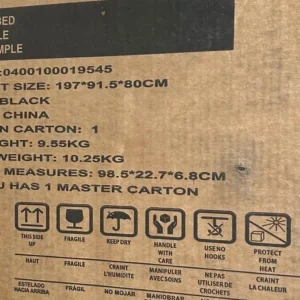 Brand new single bed - black frame - still in original box - Image 3