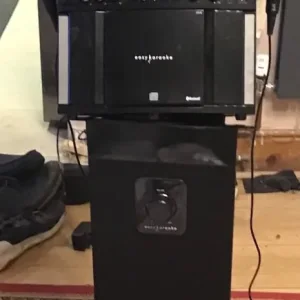 Bluetooth freestanding karaoke machine