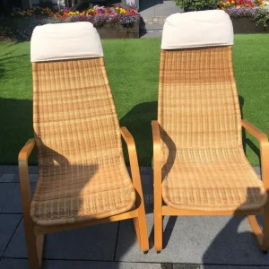 Vintage IKEA 14552 Rattan Armchair