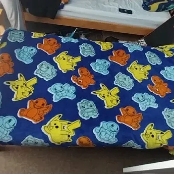 Single pine bed no mattress