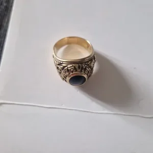 10 crt gold American college ring