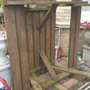 Solid garden bench table - Image 3