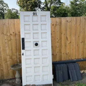 Mahogany Front Door