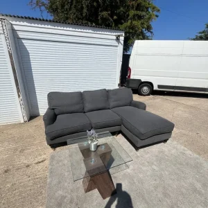 Grey Corner Sofa from sofadotcom - Image 4