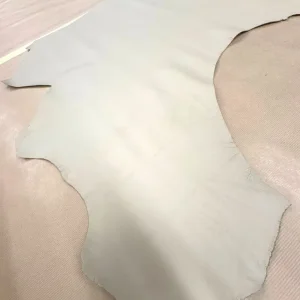 3/4 hide of neutral coloured Perrone leather in 3 pieces