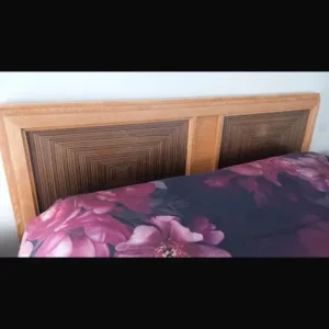 Gorgeous oak and walnut bedroom set - Image 7