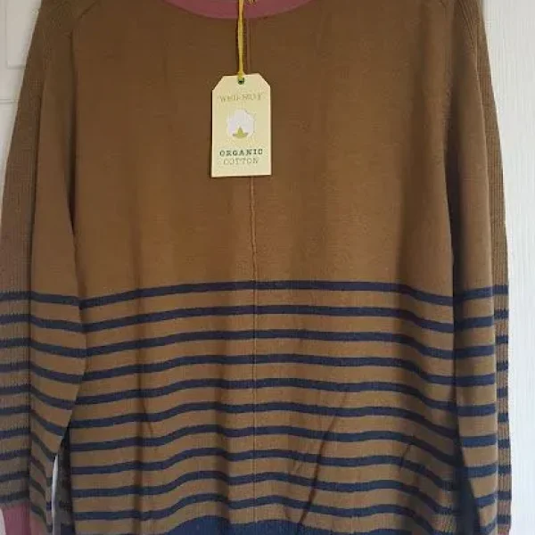 White Stuff Urban Stripe Jumper Size 16
