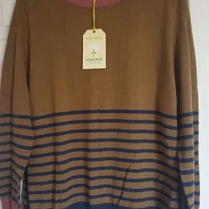 White Stuff Urban Stripe Jumper Size 16