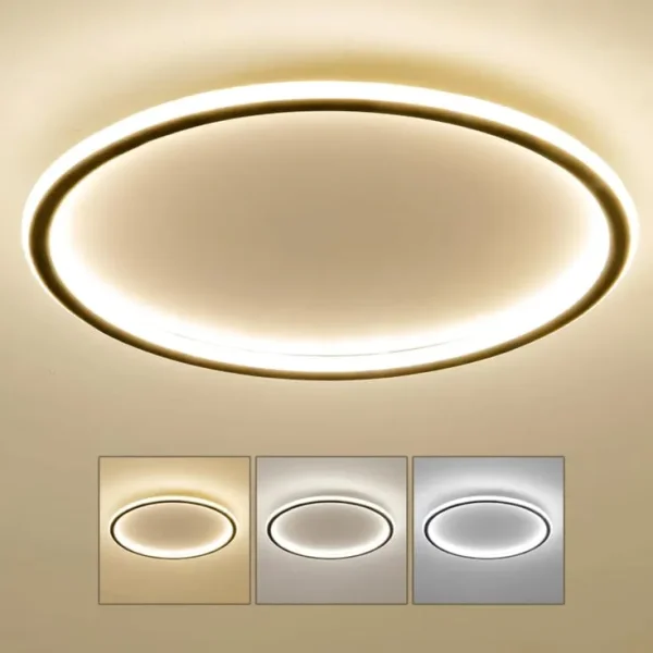 Mikeru 40cm LED Ceiling Light – Round, Dimmable, Energy Class A