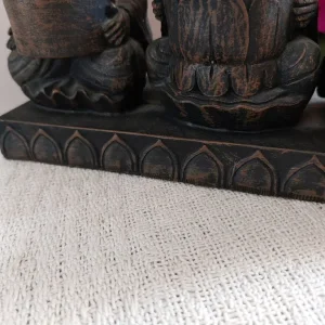 Tealight Holder With Three Meditating Buddhas - Image 7