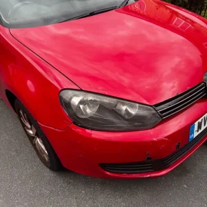 Volkswagen Golf 1.6 TDI DSG 2012 MK6 Red 5-door - Image 2