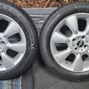 Mini Cooper 16 inch alloy wheels and tyres - Image 2