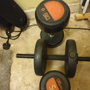 Portable weights box with metal tow weights and bars - Image 2