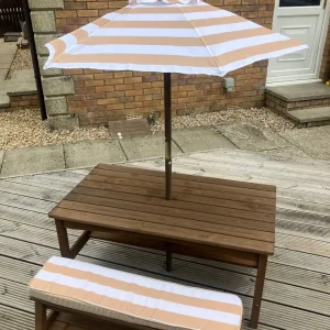 Kids picnic set with parasol and cushions - Image 2