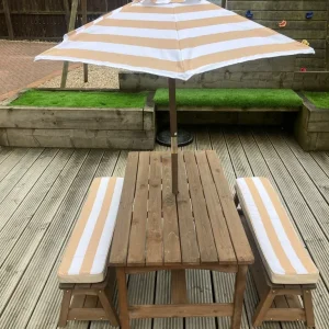 Kids picnic set with parasol and cushions - Image 6