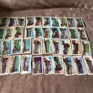 Lyon’s Maid 1962 trainspotters cards, not a full set