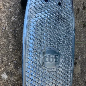 Two Barefeet silver skateboard