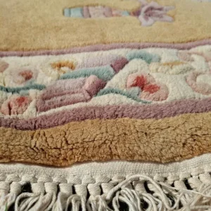 Oval Floral Rug - Image 3