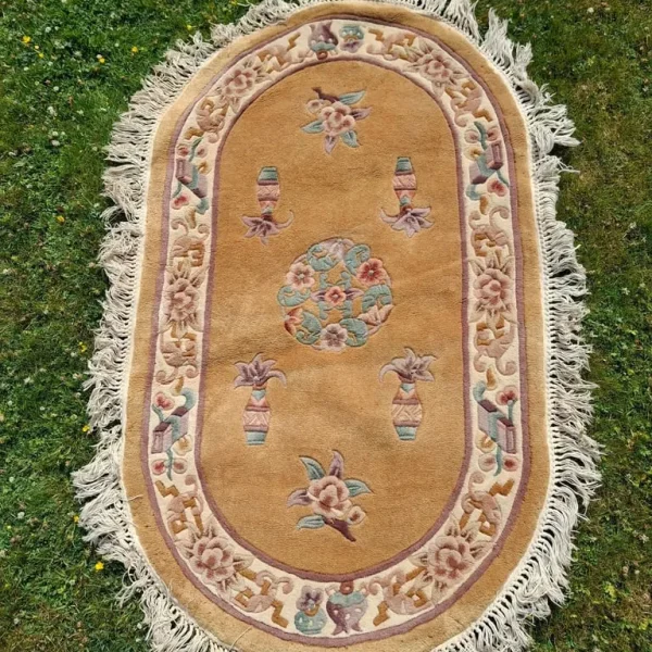 Oval Floral Rug