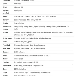 Bergamont e-horizon 4RT Aubergine Size M - Image 2