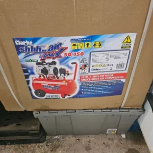 Clarke silent compressor 50ltr tank