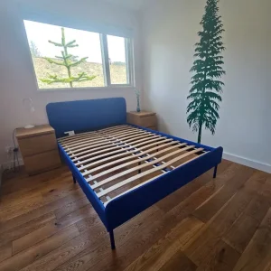 Ikea Slattum double bed and mattress - Image 3