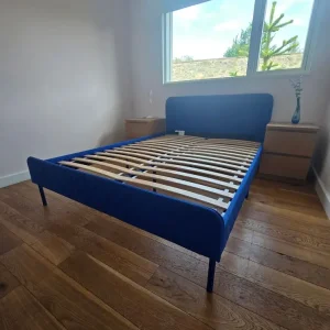 Ikea Slattum double bed and mattress - Image 4