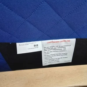 Ikea Slattum double bed and mattress - Image 5