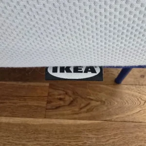 Ikea Slattum double bed and mattress - Image 6