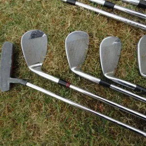 Mizuno MP57 golf club set 14 clubs in cart bag - Image 4